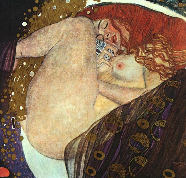 Gustav Klimt Danae oil painting picture